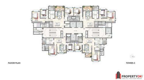 LODHA BELLAGIO floor plan